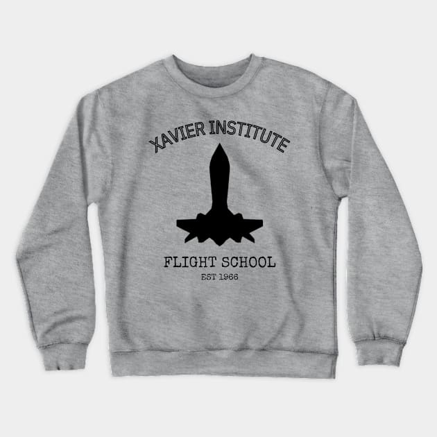 Xavier Institute Flight School Crewneck Sweatshirt by RedMonkey414